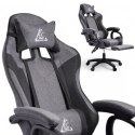 Fotel gamingowy obrotowy LevelUp z podnóżkiem i poduszką masującą KO29SZ Fotel gamingowy obrotowy LevelUp z podnóżkiem i poduszką masującą KO29SZ