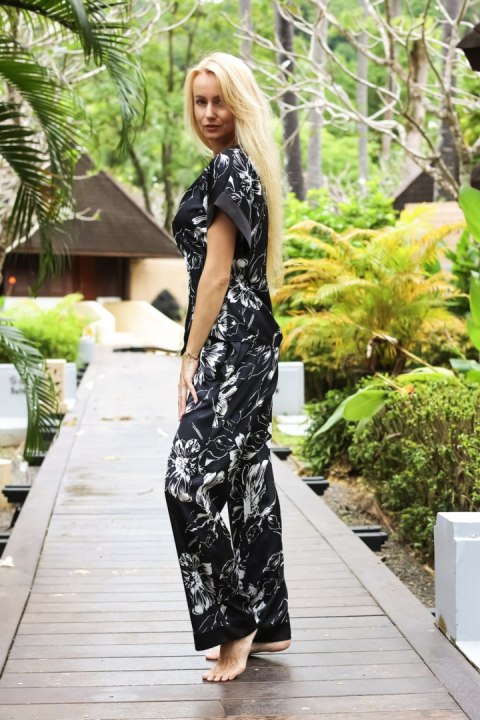 Piżama Komplet Model Alicudi satyna Glamour - Kalimo - XL Piżama Komplet Model Alicudi satyna Glamour - Kalimo - XL