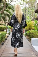 Szlafrok Model Sicily satyna Glamour - Kalimo - XXL