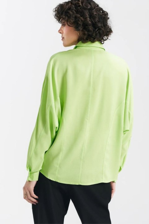 Bluzka oversize fason nietoperz B158 Limonka - Nife - 36/38 Bluzka oversize fason nietoperz B158 Limonka - Nife - 36/38