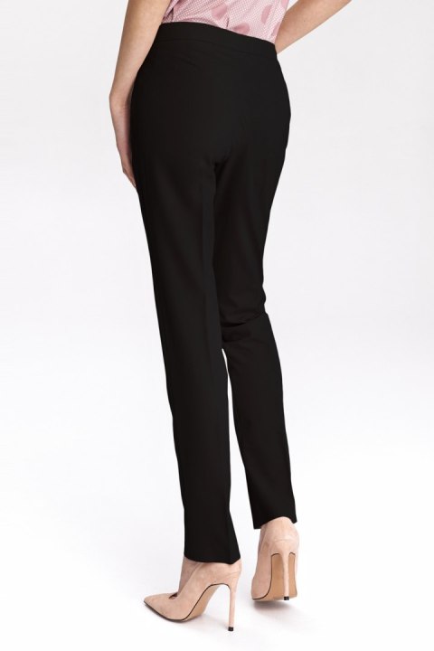 Czarne klasyczne spodnie damskie SD39 Black - Nife - 44 Czarne klasyczne spodnie damskie SD39 Black - Nife - 44