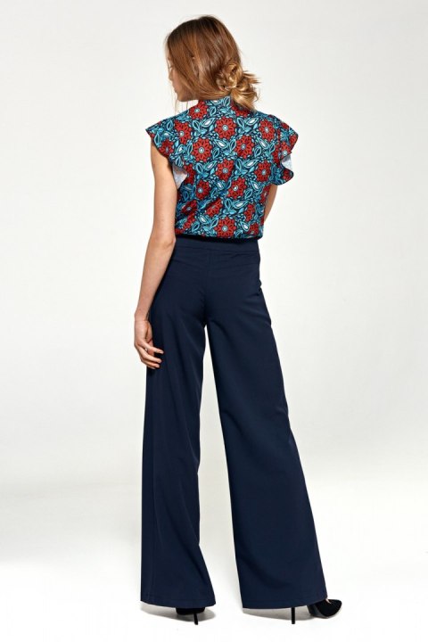 Spodnie typu palazzo SD31 Navy - Nife - 36 Spodnie typu palazzo SD31 Navy - Nife - 36
