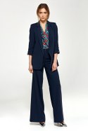 Spodnie typu palazzo SD31 Navy - Nife - 40 Spodnie typu palazzo SD31 Navy - Nife - 40