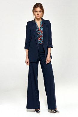 Spodnie typu palazzo SD31 Navy - Nife - 44