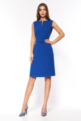 Sukienka Chabrowa elegancka sukienka bez rękawów S200 Chaber - Nife - 44