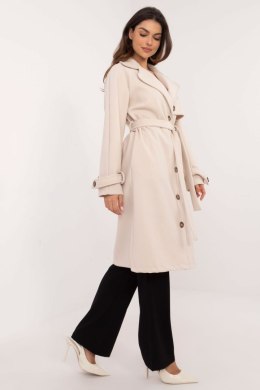 Płaszcz Damski Model TW-PL-BI-2209.71P Light Beige - Och Bella - XL