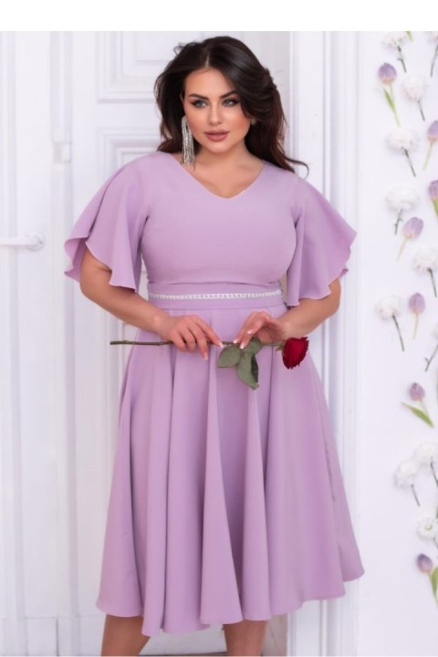 Sukienka Model Luna 000103. Lila - With You - 44 Sukienka Model Luna 000103. Lila - With You - 44