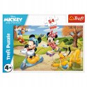 Puzzle 54 mini Mickey i przyjaciele 54 elementy Trefl 19713 Puzzle 54 mini Mickey i przyjaciele 54 elementy Trefl 19713