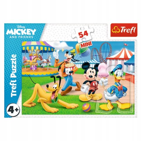 Puzzle 54 mini Mickey i przyjaciele 54 elementy Trefl 19714 Puzzle 54 mini Mickey i przyjaciele 54 elementy Trefl 19714