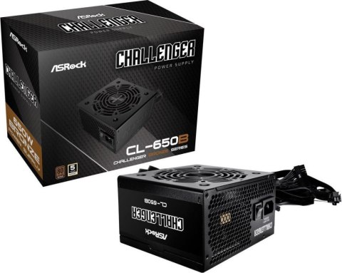 Zasilacz PC ASROCK 650W 90-UXC065-BNEAAA Zasilacz PC ASROCK 650W 90-UXC065-BNEAAA