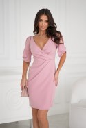 Sukienka Model 331-20 Dirty Pink - Bicotone - 38 Sukienka Model 331-20 Dirty Pink - Bicotone - 38