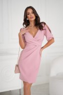 Sukienka Model 331-20 Dirty Pink - Bicotone - 38 Sukienka Model 331-20 Dirty Pink - Bicotone - 38