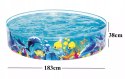 Basen rozporowy ogrodowy dla dzieci 183x38cm Bestway 55030 Basen rozporowy ogrodowy dla dzieci 183x38cm Bestway 55030