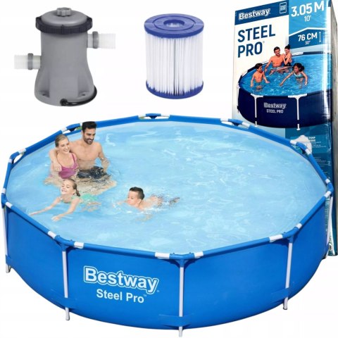 Basen stelażowy z pompą flirtującą ogrodowy okrągły Bestway 56679 Basen stelażowy z pompą flirtującą ogrodowy okrągły Bestway 56679