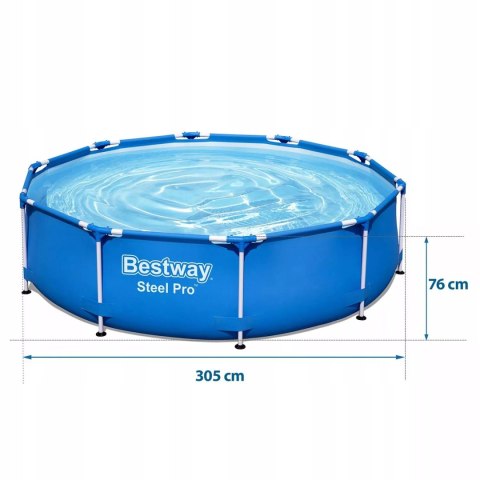 Basen stelażowy z pompą flirtującą ogrodowy okrągły Bestway 56679 Basen stelażowy z pompą flirtującą ogrodowy okrągły Bestway 56679