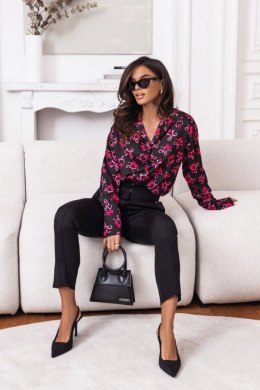 Koszula Damska Model Maddie 182730919 Cherry Bow Black - LaBalancia - M