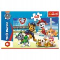 Puzzle Psi patrol 60 elementów Psi Patrol w świecie piesków Trefl 17392 Puzzle Psi patrol 60 elementów Psi Patrol w świecie piesków Trefl 17392