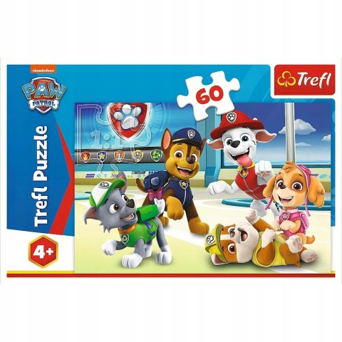 Puzzle Psi patrol 60 elementów Psi Patrol w świecie piesków Trefl 17392 Puzzle Psi patrol 60 elementów Psi Patrol w świecie piesków Trefl 17392