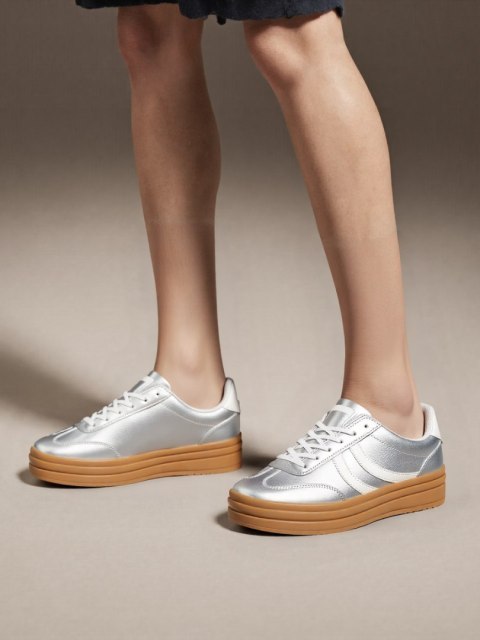 Damskie Sneakersy LUMI Silver - 38 Damskie Sneakersy LUMI Silver - 38
