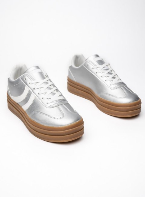 Damskie Sneakersy LUMI Silver - 38 Damskie Sneakersy LUMI Silver - 38