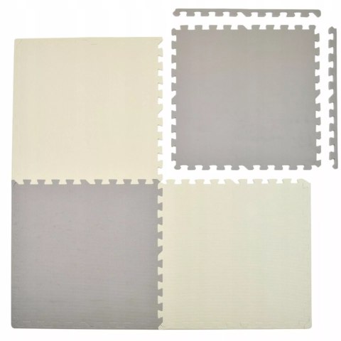 PUZZLE PIANKOWE MATA EVA 4 szt JASNO SZARE CIEMNO SZARE EM1001SZ