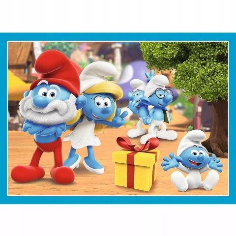 Puzzle 4w1 Smerfy Wioska Smerfów 3+ Trefl 34656 Puzzle 4w1 Smerfy Wioska Smerfów 3+ Trefl 34656