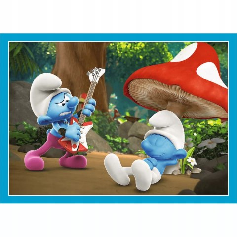 Puzzle 4w1 Smerfy Wioska Smerfów 3+ Trefl 34656 Puzzle 4w1 Smerfy Wioska Smerfów 3+ Trefl 34656