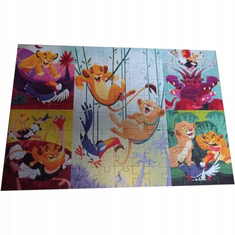 Puzzle Disney Król Lew 100 elementów Dzielny Król Lew Trefl 16478 Puzzle Disney Król Lew 100 elementów Dzielny Król Lew Trefl 16478