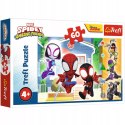 Puzzle Marvel Spiderman 60 el. W świecie Spidey'a Trefl 17371 Puzzle Marvel Spiderman 60 el. W świecie Spidey'a Trefl 17371