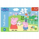 Puzzle Świnka Peppa 60 el. Zabawy w gronie przyjaciół Trefl 17356 Puzzle Świnka Peppa 60 el. Zabawy w gronie przyjaciół Trefl 17356