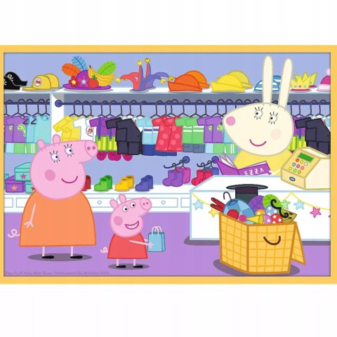 Puzzle Trefl Świnka Peppa Puzzle 10w1 329 el. Poznaj Świnkę Peppę 90383 Puzzle Trefl Świnka Peppa Puzzle 10w1 329 el. Poznaj Świnkę Peppę 90383