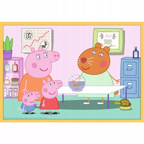 Puzzle Trefl Świnka Peppa Puzzle 10w1 329 el. Poznaj Świnkę Peppę 90383 Puzzle Trefl Świnka Peppa Puzzle 10w1 329 el. Poznaj Świnkę Peppę 90383