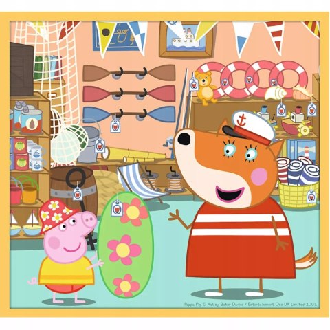 Puzzle Trefl Świnka Peppa Puzzle 10w1 329 el. Poznaj Świnkę Peppę 90383 Puzzle Trefl Świnka Peppa Puzzle 10w1 329 el. Poznaj Świnkę Peppę 90383