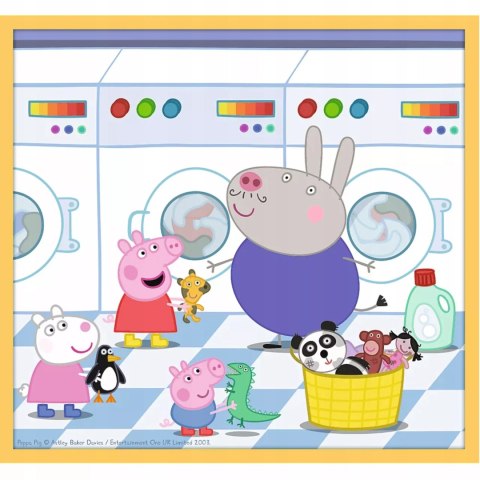 Puzzle Trefl Świnka Peppa Puzzle 10w1 329 el. Poznaj Świnkę Peppę 90383 Puzzle Trefl Świnka Peppa Puzzle 10w1 329 el. Poznaj Świnkę Peppę 90383