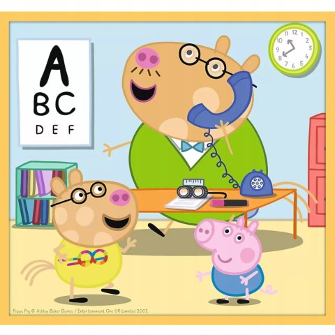 Puzzle Trefl Świnka Peppa Puzzle 10w1 329 el. Poznaj Świnkę Peppę 90383 Puzzle Trefl Świnka Peppa Puzzle 10w1 329 el. Poznaj Świnkę Peppę 90383