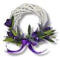 STYLOWY WIANEK DEKORACYJNY LAWENDA KROKUSY DO DOMU NA DRZWI STÓŁ 25cm STYLOWY WIANEK DEKORACYJNY LAWENDA KROKUSY DO DOMU NA DRZWI STÓŁ 25cm