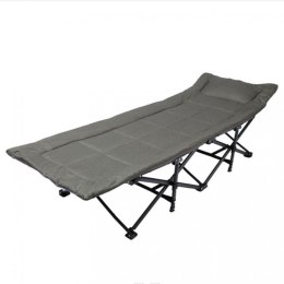 Touristenbett, Feldbett, Kanu 187 x 68 cm faltbar mit Bezug, grau meliert AR05SZ