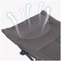 Touristenbett, Feldbett, Kanu 187 x 68 cm faltbar mit Bezug, grau meliert AR05SZ Touristenbett, Feldbett, Kanu 187 x 68 cm faltbar mit Bezug, grau meliert AR05SZ