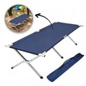 Touristenbett, Feldbett, Kanu 190 x 62cm faltbar mit Bezug, marineblau AR04GRAN Touristenbett, Feldbett, Kanu 190 x 62cm faltbar mit Bezug, marineblau AR04GRAN