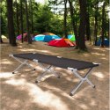 Touristenbett, Feldbett, Kanu 190 x 62cm faltbar mit Bezug, schwarz AR04CZ Touristenbett, Feldbett, Kanu 190 x 62cm faltbar mit Bezug, schwarz AR04CZ