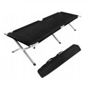 Touristenbett, Feldbett, Kanu 190 x 62cm faltbar mit Bezug, schwarz AR04CZ Touristenbett, Feldbett, Kanu 190 x 62cm faltbar mit Bezug, schwarz AR04CZ