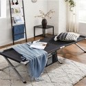 Touristenbett, Feldbett, Kanu 190 x 62cm faltbar mit Bezug, schwarz AR04CZ Touristenbett, Feldbett, Kanu 190 x 62cm faltbar mit Bezug, schwarz AR04CZ