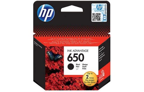 Wkład HP 650 Czarny CZ101AE#BHK