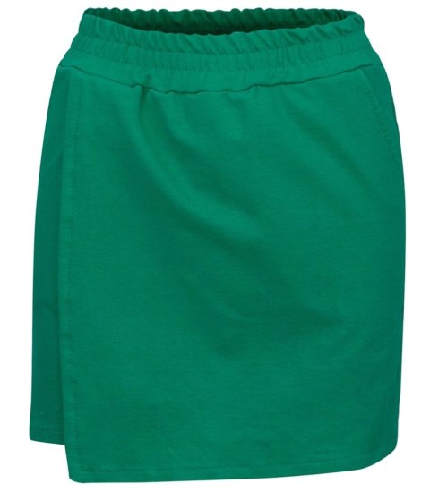 Dresowe szorty damskie spódnico spodenki (Zielony) Dresowe szorty damskie spódnico spodenki (Zielony)