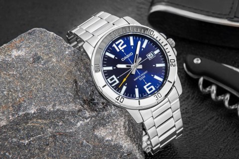 Zegarek Męski Casio MTP-VD01D-2BVUDF + BOX Zegarek Męski Casio MTP-VD01D-2BVUDF + BOX