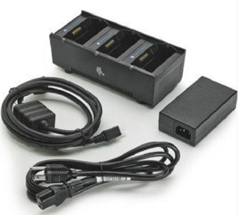 3 slot battery charger; ZQ600, QLn and ZQ500 Series; Includes power supply and EU power cord 3 slot battery charger; ZQ600, QLn and ZQ500 Series; Includes power supply and EU power cord