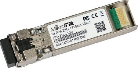 MIKROTIK XS+31LC10D SFP/SFP+/SFP28 MODULE 1/10/25G SINGLE MODE 10KM 1310NM MIKROTIK XS+31LC10D SFP/SFP+/SFP28 MODULE 1/10/25G SINGLE MODE 10KM 1310NM