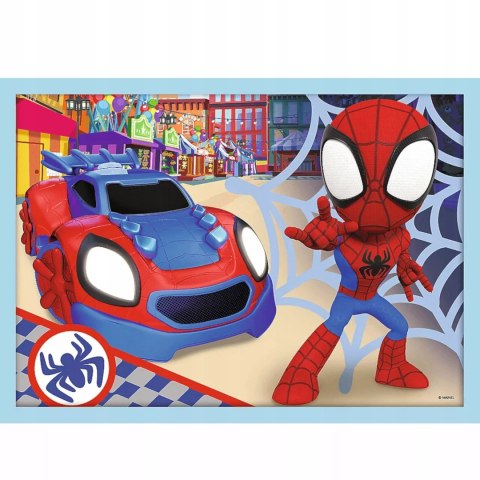 Puzzle 4w1 Marvel Spiderman Ekipa Spidey'a 3+ Trefl 34611 Puzzle 4w1 Marvel Spiderman Ekipa Spidey'a 3+ Trefl 34611
