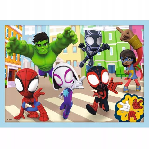 Puzzle 4w1 Marvel Spiderman Ekipa Spidey'a 3+ Trefl 34611 Puzzle 4w1 Marvel Spiderman Ekipa Spidey'a 3+ Trefl 34611
