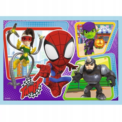 Puzzle 4w1 Marvel Spiderman Ekipa Spidey'a 3+ Trefl 34611 Puzzle 4w1 Marvel Spiderman Ekipa Spidey'a 3+ Trefl 34611